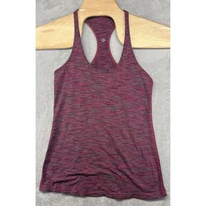 Lululemon Cool Racerback Pink Multicolor Tank Athleisure Yoga Gym Womens NO SIZE